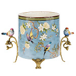 Фарфоровое кашпо с птицами Eden Garden варинант исполнения - 1 | Loft Concept в Ульяновске