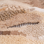 Тканый вручную монументальный настенный гобелен Earth Flow варинант исполнения - 2 | Loft Concept в Ульяновске