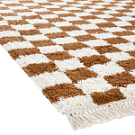 Ковер с шахматным принтом Chess Layout с эффектом шерсти варинант исполнения - 4 | Loft Concept в Ульяновске