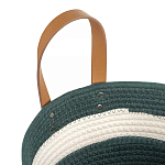 Корзина для хранения с ручками Interlacement Green  варинант исполнения - 2 | Loft Concept в Ульяновске