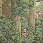 Обои ручная роспись Redwoods Sequoia colourway on Aurore scenic paper варинант исполнения - 1 | Loft Concept в Ульяновске