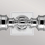 Бра для ванных комнат горизонтальное с двумя матовыми стеклянными цилиндическими плафонами Feiss варинант исполнения - 2 | Loft Concept в Ульяновске