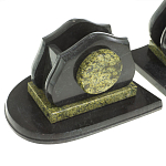 Настольный письменный набор из змеевика из 7-ми элементов Successful Leader варинант исполнения - 5 | Loft Concept в Ульяновске