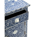 Комод инкрустация костью ORIENTAL Indian синий орнамент варинант исполнения - 6 | Loft Concept в Ульяновске