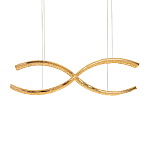 Люстра волнистой формы с фактурным хрустальным плафоном Light Delight варинант исполнения - 7 | Loft Concept в Ульяновске