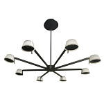 Люстра черного цвета на штанге Noir Supernova варинант исполнения - 4 | Loft Concept в Ульяновске