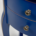 Синяя тумба на фигурных ножках Shelby варинант исполнения - 6 | Loft Concept в Ульяновске