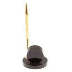 Часы настольные с ручкой из натурального камня Stone Clock варинант исполнения - 3 | Loft Concept в Ульяновске