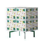 Тумба  с рисунком ShortT Pina Colada Green варинант исполнения - 2 | Loft Concept в Ульяновске