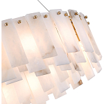 Люстра круглая декорированная натуральным камнем Stone Interior Accent варинант исполнения - 5 | Loft Concept в Ульяновске