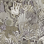 Ткань Jungle Animaux Camoufles Бежевый Велюр N 1147 варинант исполнения - 1 | Loft Concept в Ульяновске