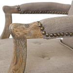 Кресло Aubrey Classical Armchair brown flax варинант исполнения - 4 | Loft Concept в Ульяновске