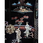 Шкаф черный в китайском стиле  Chinese Cabinet Black варинант исполнения - 2 | Loft Concept в Ульяновске