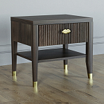 Прикроватная тумбочка с ящиком Elsa Dreams Walnut варинант исполнения - 1 | Loft Concept в Ульяновске