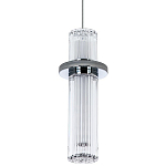 Подвесной светильник хром Odile Acrylic Tube Hanging Lamp Chrome варинант исполнения - 1 | Loft Concept в Ульяновске