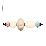 Подвесной светильник фигруный с керамическими элементами 18W LED Fragrant Light варинант исполнения - 2 | Loft Concept в Ульяновске