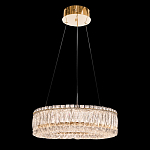 Люстра подвесная круглая из прозрачного хрусталя с золотым корпусом Selfsufficient варинант исполнения - 2 | Loft Concept в Ульяновске