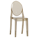 Прозрачный стул с янтарным оттенком LOUIS GHOST CHAIR варинант исполнения - 1 | Loft Concept в Ульяновске