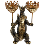 Подсвечник в виде дракона Dragon with Two Candlesticks варинант исполнения - 9 | Loft Concept в Ульяновске