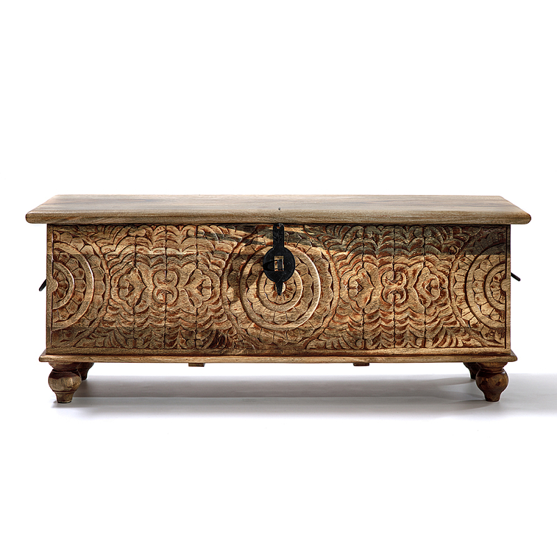 Сундук из массива манго Натуральный цвет Коричневый в Ульяновске | Loft Concept 