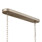 Люстра овальной формы с фактурным серебряным каркасом и тканевым абажуром Silver Honeycomb варинант исполнения - 4 | Loft Concept в Ульяновске