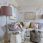 Обои ручная роспись Bamboo Special Colourway on Natural Mica metallic silk варинант исполнения - 1 | Loft Concept в Ульяновске