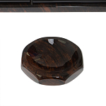 Настольный письменный набор с часами из природного камня обсидиана  Gift for Manager варинант исполнения - 6 | Loft Concept в Ульяновске