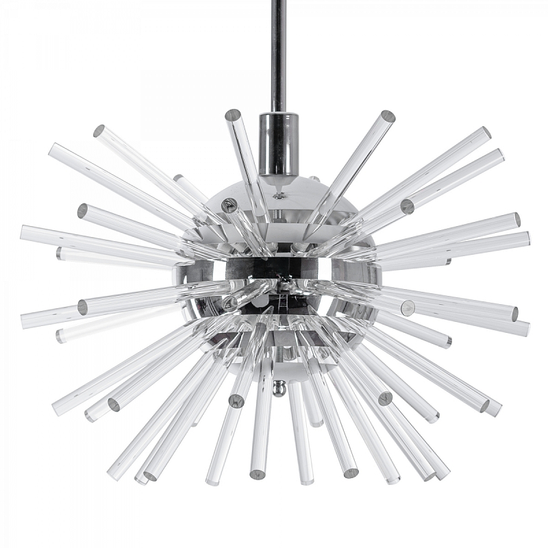 Bakalowits Miracle Sputnik Chandelier with Crystal Glass Rods Хром Прозрачное Стекло в Ульяновске | Loft Concept 