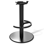 Барный стул вращающийся со спинкой и подлокотниками Douglas Rhombus Черный Велюр варинант исполнения - 4 | Loft Concept в Ульяновске