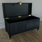 Большой дизайнерский Сундук Elsa Dreams Black варинант исполнения - 2 | Loft Concept в Ульяновске