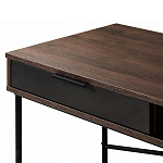 Стол рабочий в стиле лофт с ящиком и нишей для хранения Urban Style Space 2 варинант исполнения - 3 | Loft Concept в Ульяновске