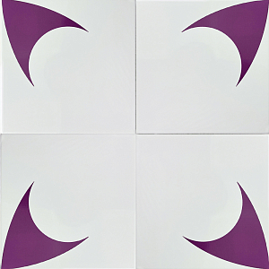 Дизайнерская плитка с узором Комета 2