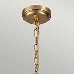 Люстра цвета латунь с 5-ю цилиндрическими плафонами из прозрачного пузырчатого стекла Kichler варинант исполнения - 6 | Loft Concept в Ульяновске