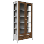 Витрина из массива бука двухдверная Tasteful Furniture варинант исполнения - 1 | Loft Concept в Ульяновске