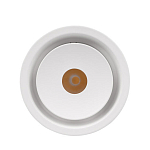 Встраиваемый спот светодиодный белого цвета круглой формы из металла Pure Circle  варинант исполнения - 2 | Loft Concept в Ульяновске