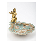 Блюдо с бронзовым ангелом Porcelain Angels of Paradise варинант исполнения - 2 | Loft Concept в Ульяновске