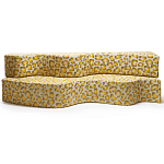 Дизайнерский модульный диван волнистой формы с цветным принтом Poltronova Superonda Sofa варинант исполнения - 3 | Loft Concept в Ульяновске