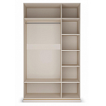 Шкаф трёхдверный с 2-мя зеркальными дверками Satin Furniture варинант исполнения - 2 | Loft Concept в Ульяновске