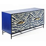 Буфет в гостиную с инкрустацией Bone Inlay Deco Sideboard - Orleans ZEBRA варинант исполнения - 1 | Loft Concept в Ульяновске