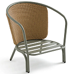 Садовое кресло с каркасом из стали Kenneth Chair варинант исполнения - 4 | Loft Concept в Ульяновске