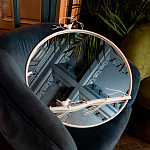 Зеркало настенное в раме белого цвета с декором птица на ветке Mirror Portal варинант исполнения - 3 | Loft Concept в Ульяновске