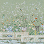 Обои ручная роспись Temple Newsam Mercury Grey варинант исполнения - 1 | Loft Concept в Ульяновске