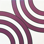 Дизайнерская плитка с узором Мишень варинант исполнения - 2 | Loft Concept в Ульяновске