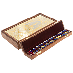 Нарды с гравюрой из натурального камня лазурит Backgammon from Stone варинант исполнения - 3 | Loft Concept в Ульяновске