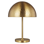 Настольная лампа с полусферическим абажуром золотого цвета Generation Lighting варинант исполнения - 1 | Loft Concept в Ульяновске