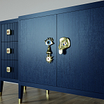 Большой Комод-буфет Elsa Dreams Blue с ящиками варинант исполнения - 2 | Loft Concept в Ульяновске