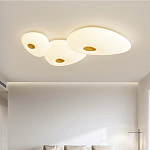 Потолочный светильник с тремя овальными матовыми плафонами TRIDalmen варинант исполнения - 1 | Loft Concept в Ульяновске