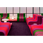 Дизайнерский кофейный стол на круглых ножках Poltronova T02 Pink Coffee Table варинант исполнения - 14 | Loft Concept в Ульяновске