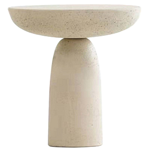 Приставной стол Tori Trawertine Side Table M