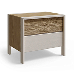 Тумба 2 ящика с подсветкой на рельефном фасаде Warm Industrial варинант исполнения - 7 | Loft Concept в Ульяновске